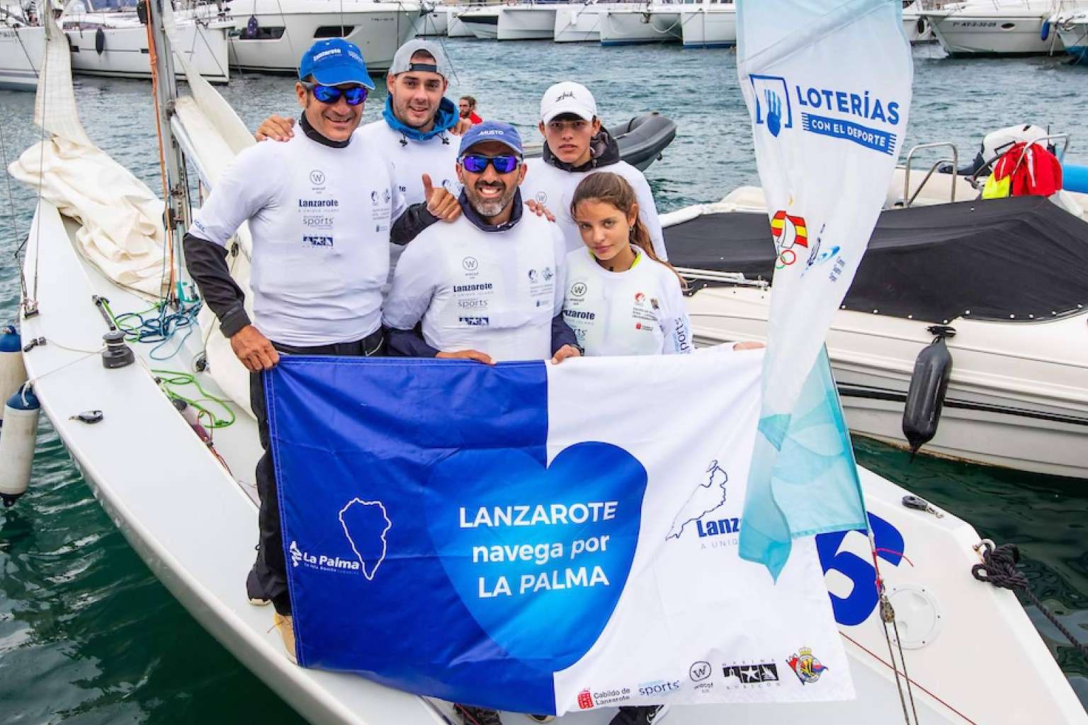 Lanzarote consigue el oro en la Liga Española de Vela