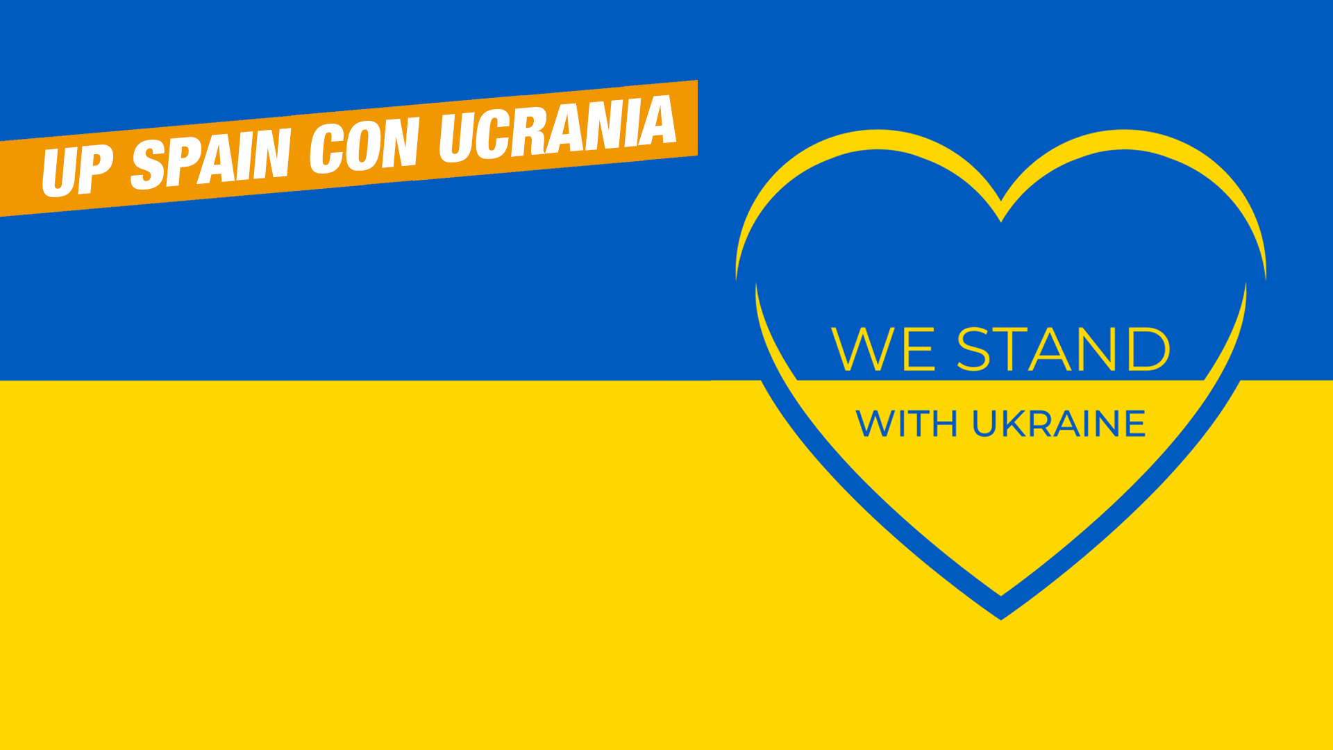Up Spain, se vuelca con Ucrania