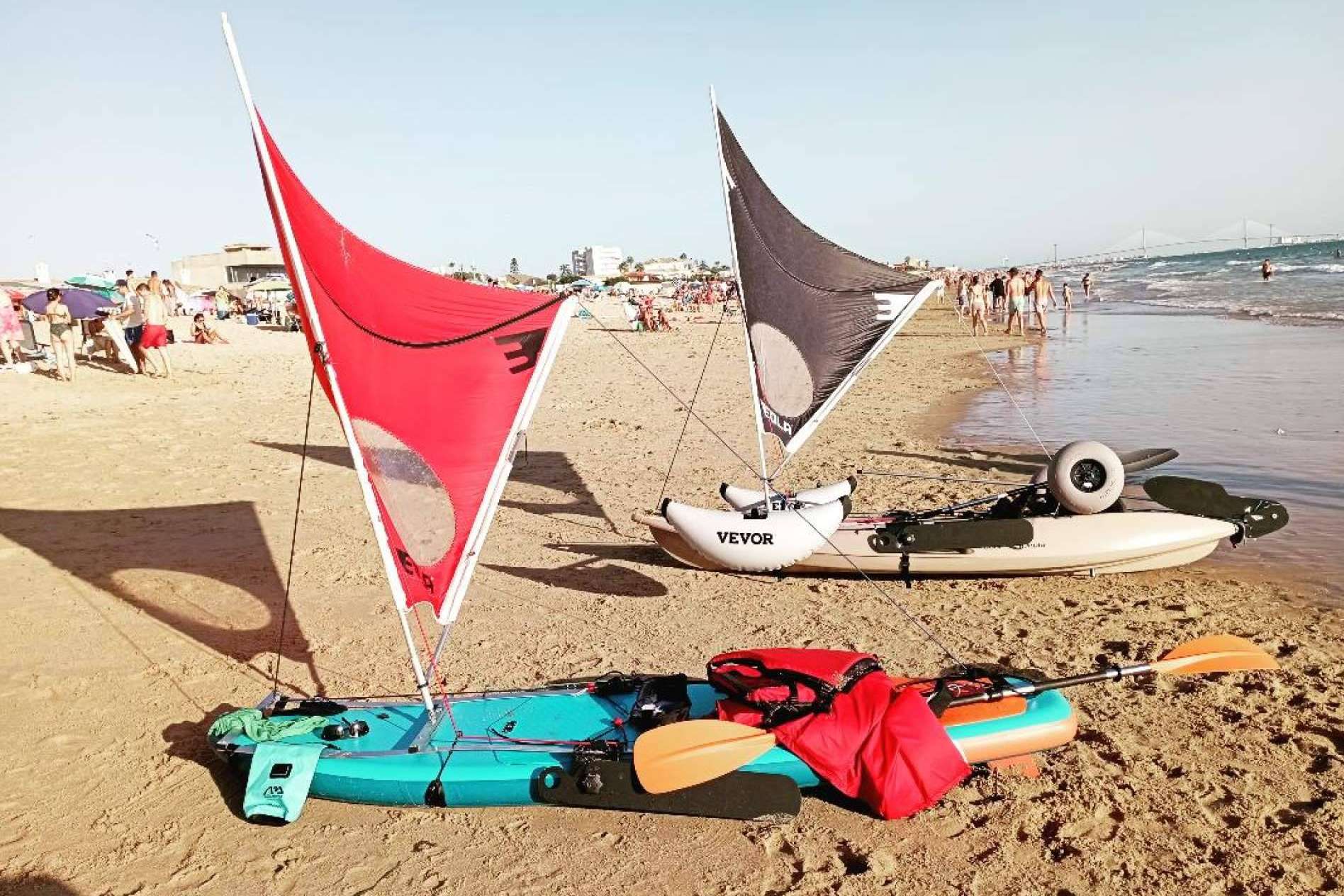 Los productos de EOLA permiten que personas de todas las edades practiquen kayak y paddle con vela