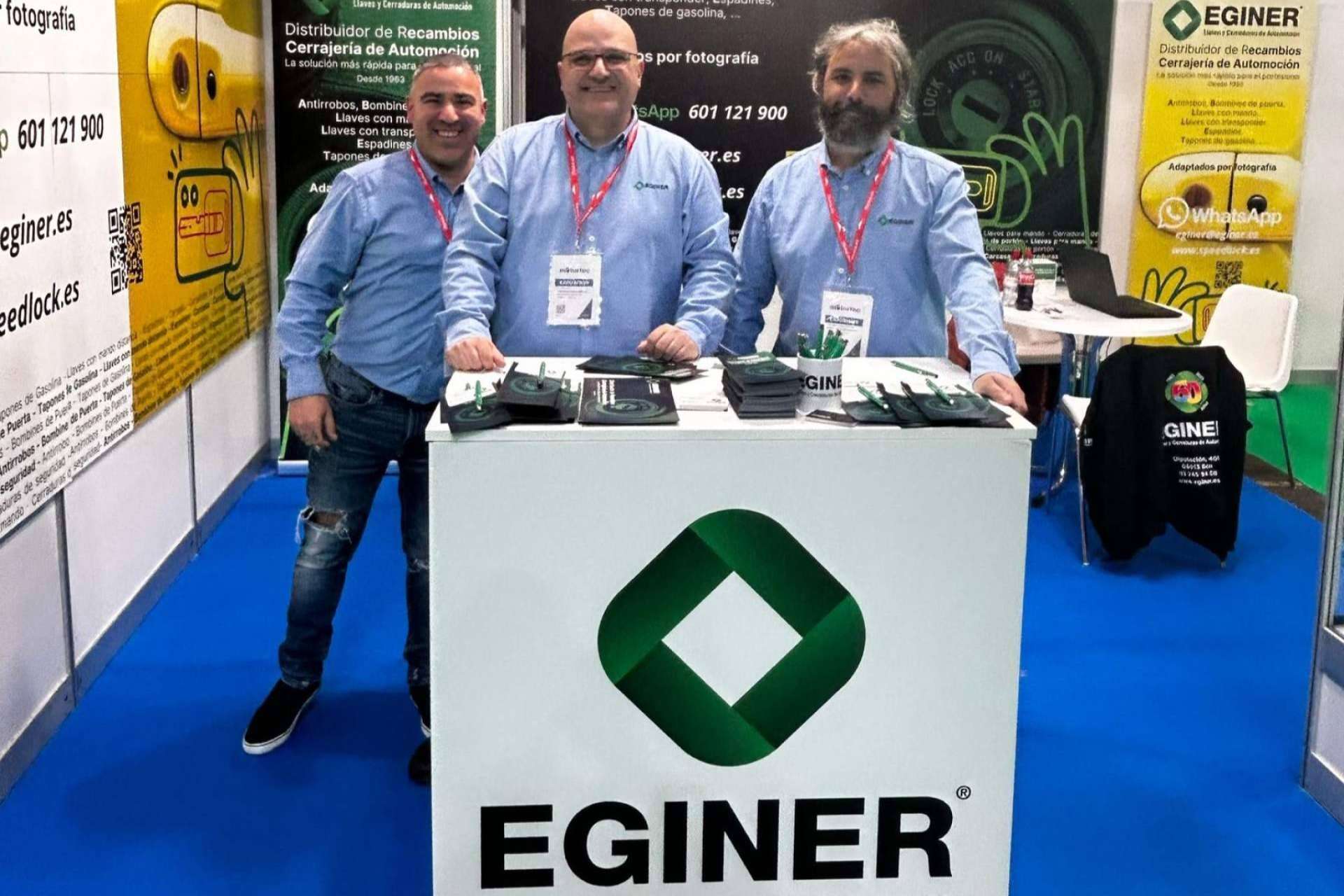 Miles de profesionales han visitado el stand de EGINER en Motortec 2025