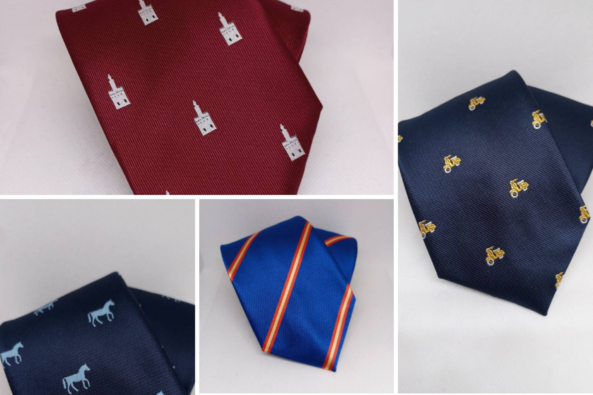 Purificación Abad reinterpreta las corbatas con inspiración sevillana y diseño artesanal