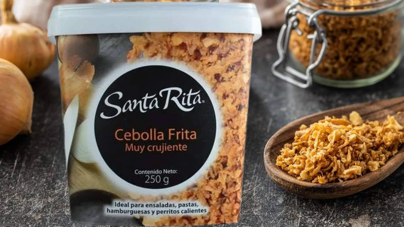 Santa Rita Harinas presenta el ingrediente del verano; Cebolla Frita Muy Crujiente